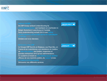 Tablet Screenshot of ebp.be